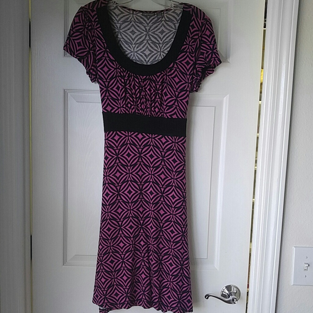 Short sleeve knit dress